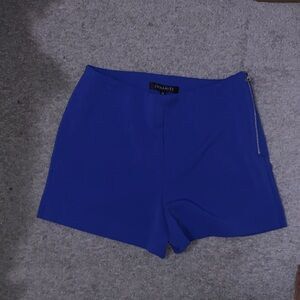 Dynamite Women's Vibrant Blue High Waist Shorts